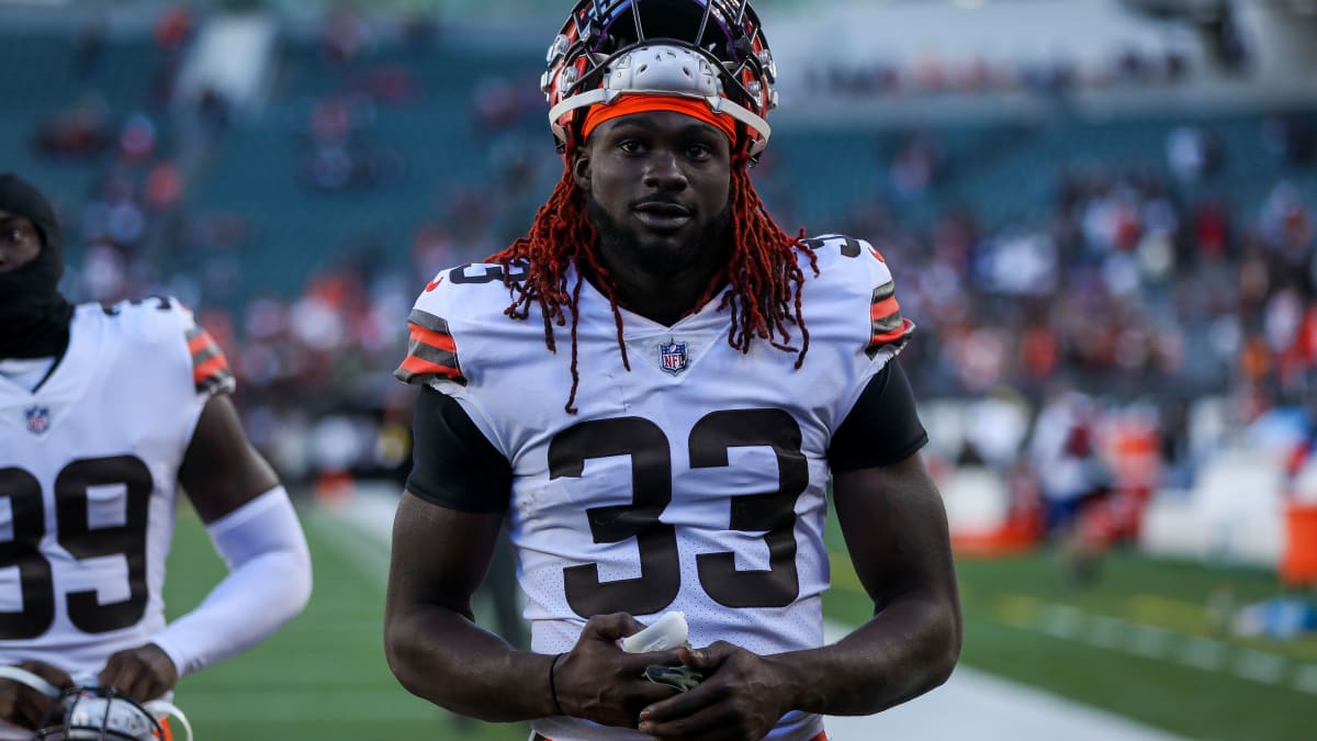 Jordan Schultz on X: Source: Former #Browns safety Ronnie Harrison Jr. is  working out for the #Colts today. Harrison has been a valuable playmaker in  the secondary — recording 5 career INTs