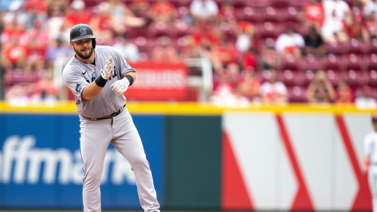 Miami Marlins third baseman Jake Burger on Wednesday night's big game - CBS  Miami