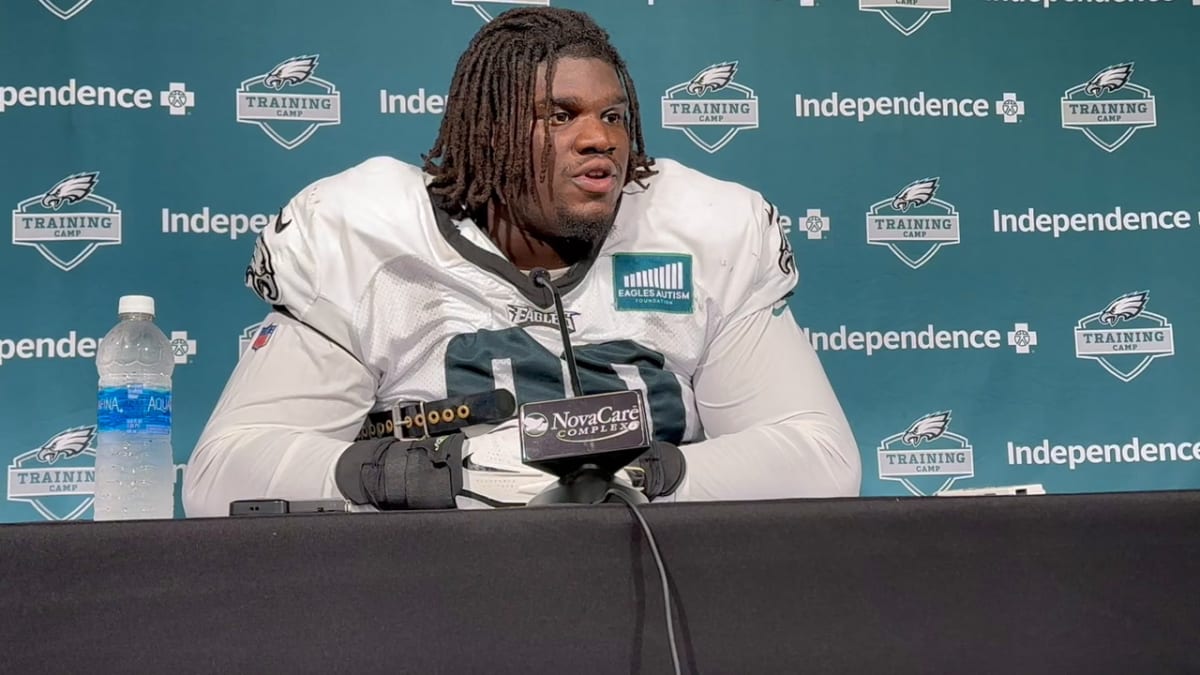 Eagles training camp: Jordan Davis reveals the biggest difference from Year  1 to Year 2 in NFL 