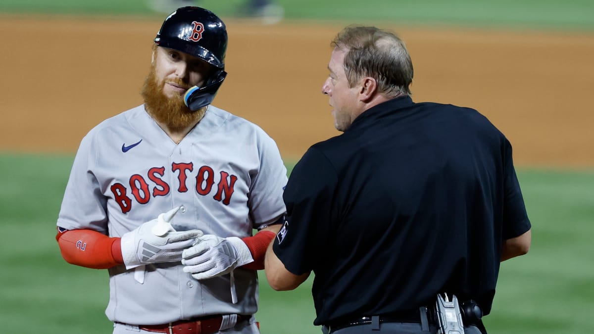 Announcers for Both Teams Couldn't Believe Strike 3 Call on Red Sox DH Justin  Turner - Sports Illustrated