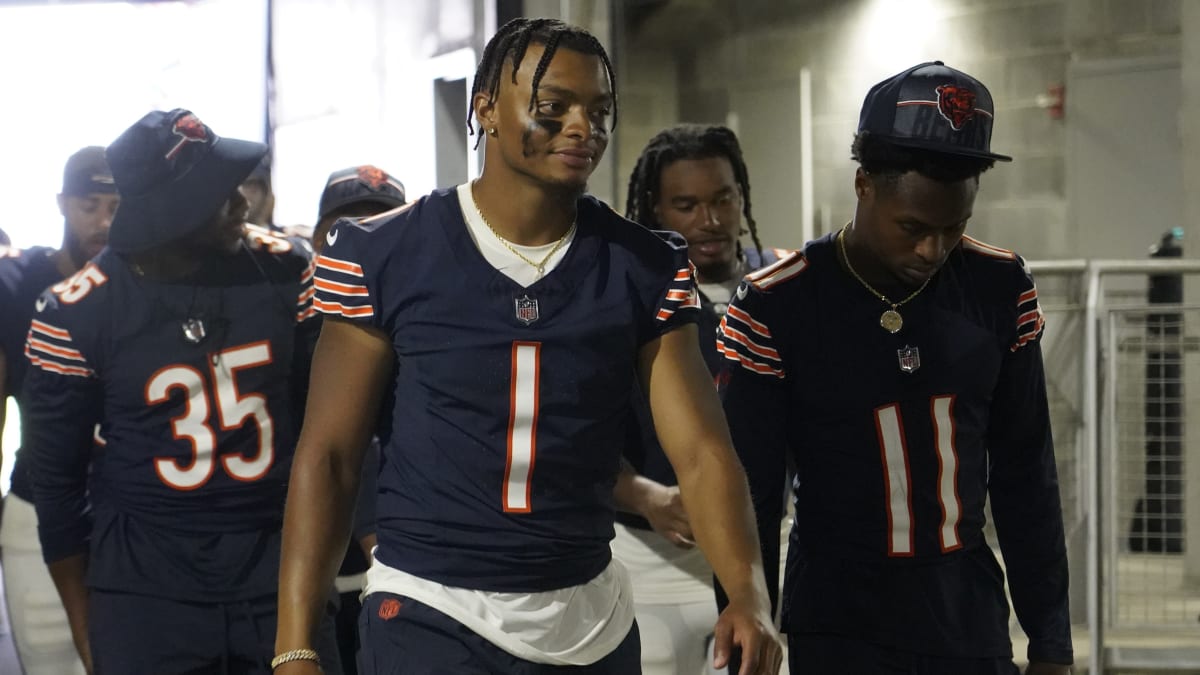 Why Justin Fields is sitting out the second preseason game - Sports  Illustrated Chicago Bears News, Analysis and More