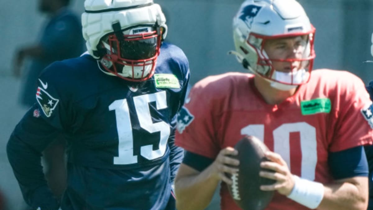 Patriots Camp Report 08.01.23: Line, RB depth an issue on first day in pads