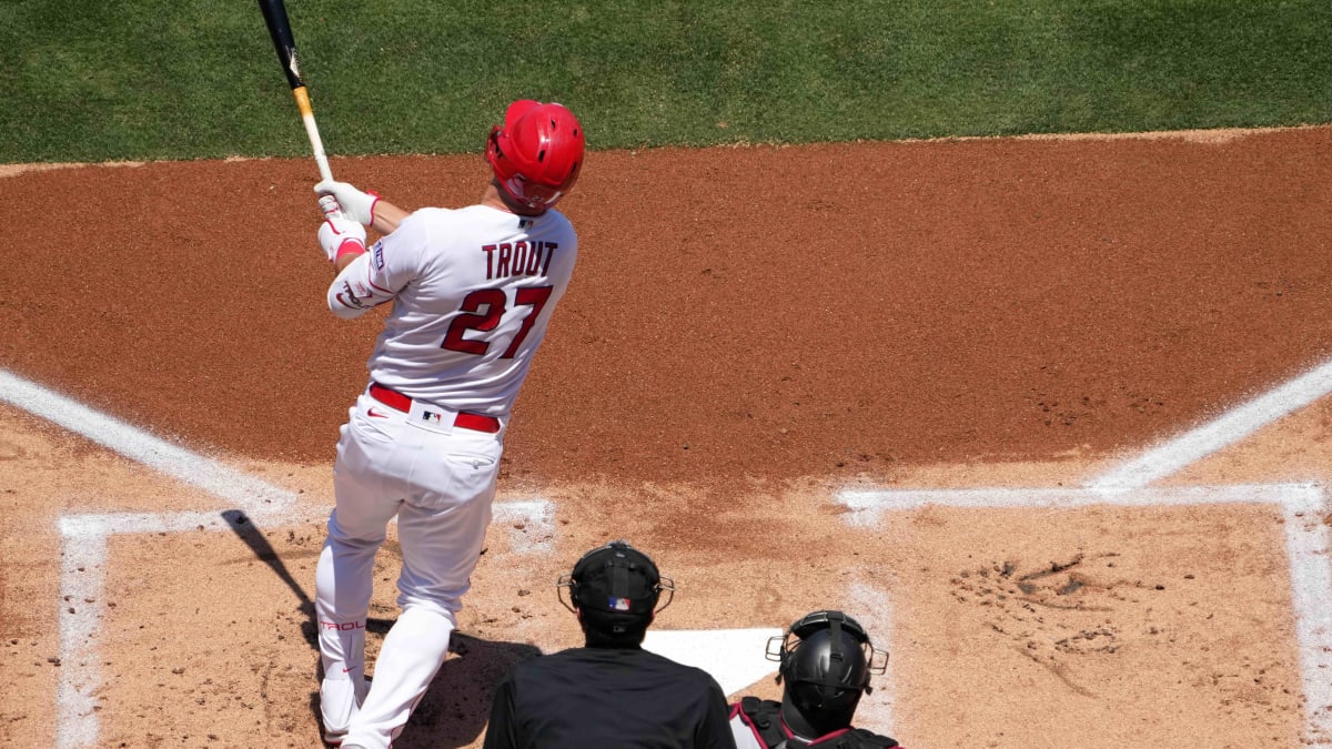 Mike Trout has been doing DAMAGE to that truck this weekend