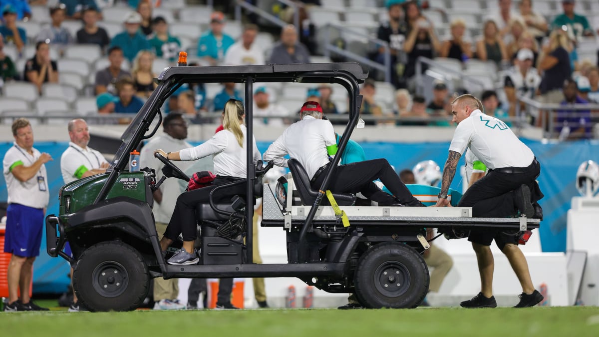 Dolphins-Jaguars game suspended after Daewood Davis suffers scary injury