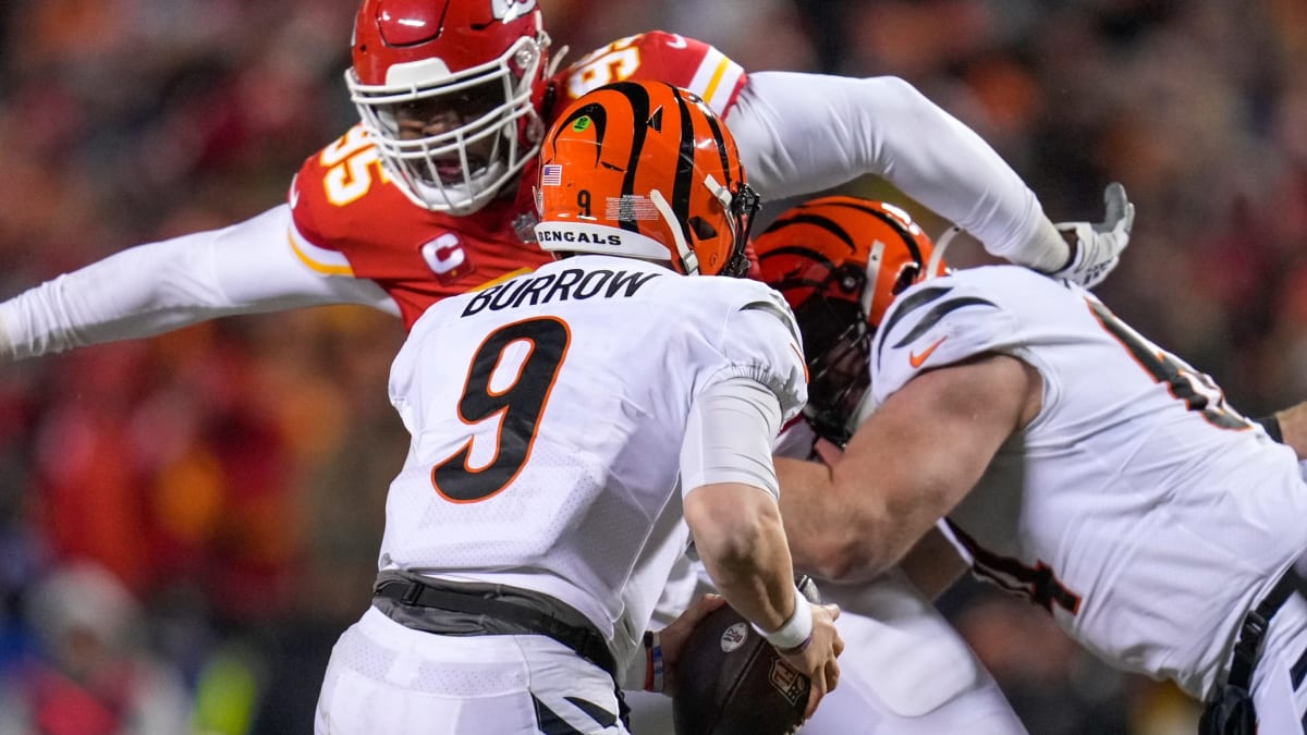 Bengals QB Joe Burrow was on Chiefs DT Chris Jones' mind, and tackling  dummies, during 2022 offseason - A to Z Sports