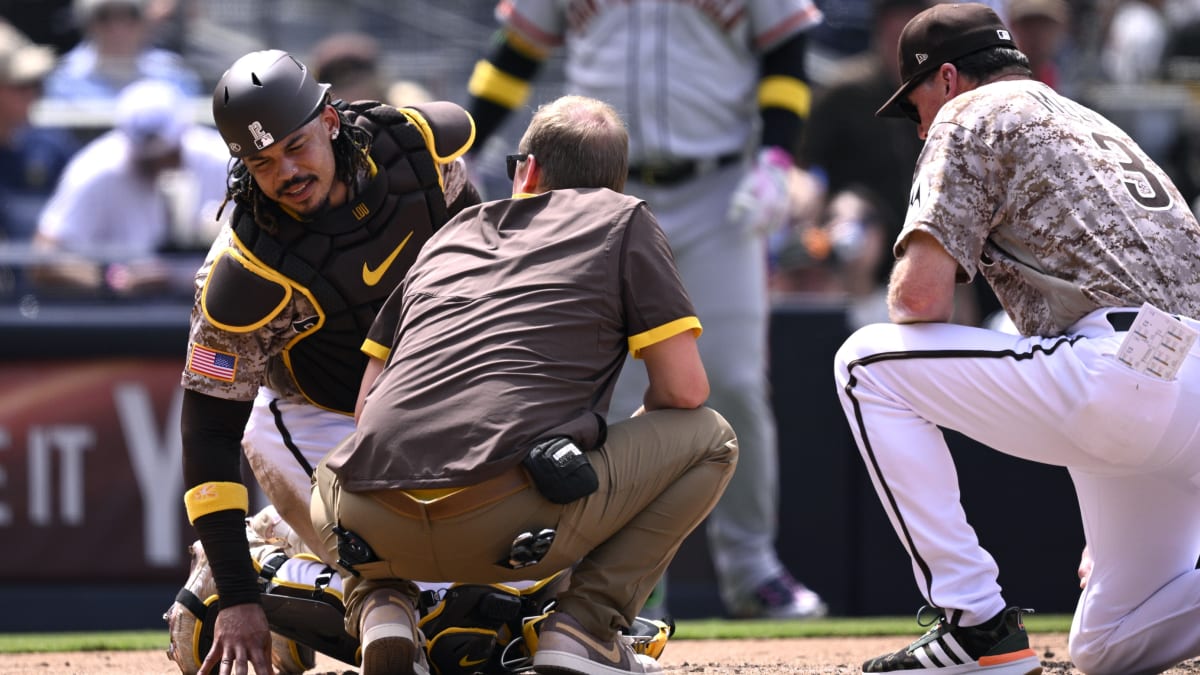 Injured Padres catcher Luis Campusano had bullpen session