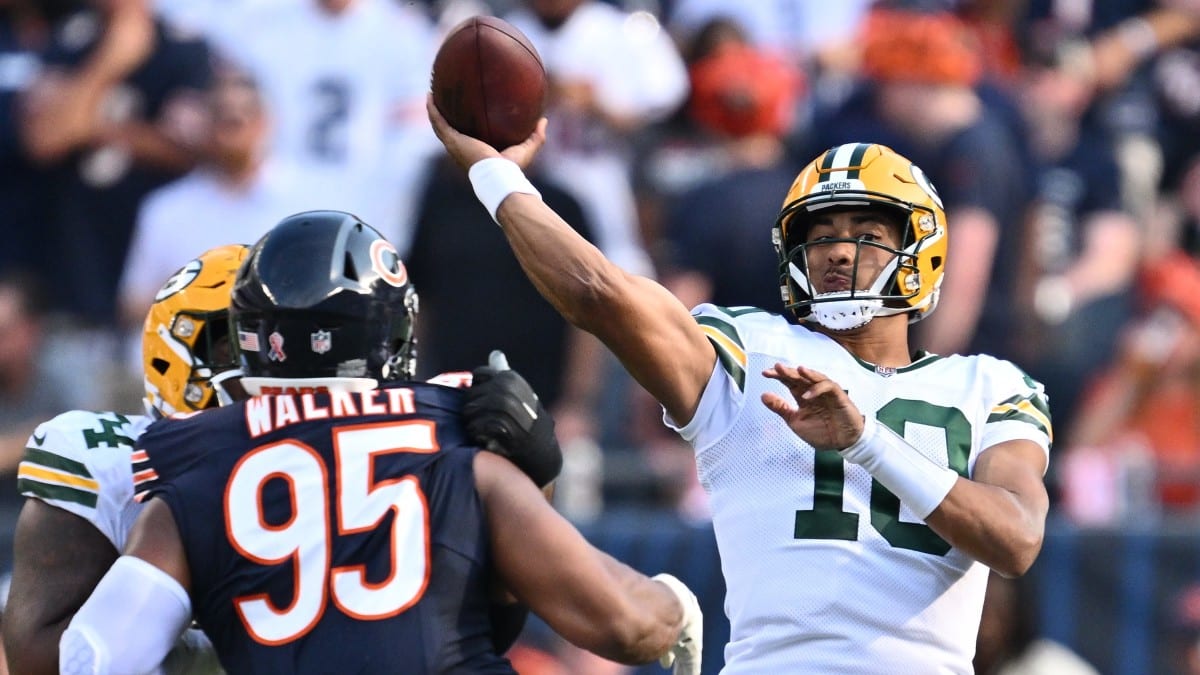 Is Jordan Love for real? A look at the Packers QB after Week 1 win over the  Bears - DraftKings Network