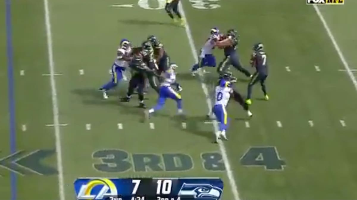 WATCH: Los Angeles Rams Star Aaron Donald Had Seahawks' Geno Smith