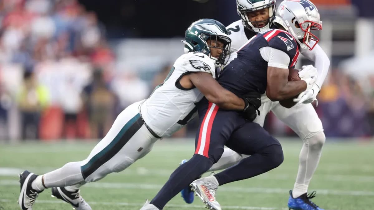 Philadelphia Eagles vs. New England Patriots Notebook: Status Quo, Nakobe  Dean Injured, RB1 Emering? - Sports Illustrated Philadelphia Eagles News,  Analysis and More