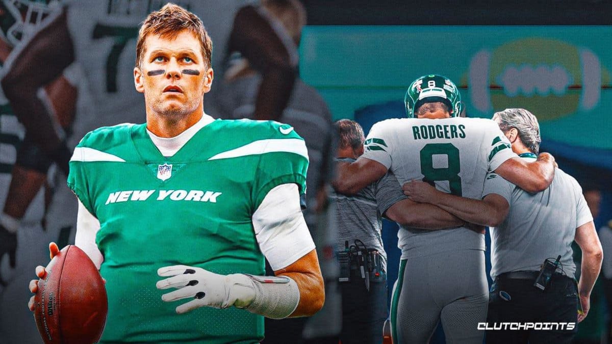 tom brady in a jets jersey