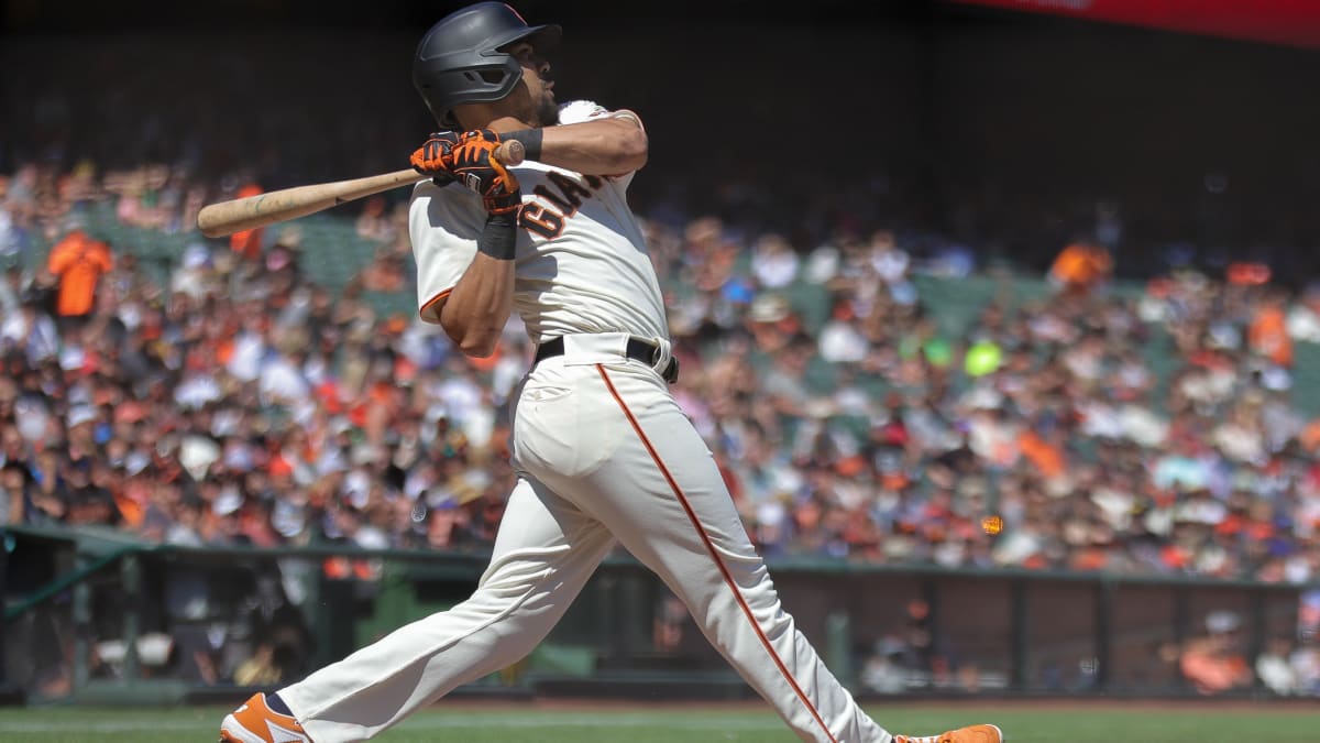 LaMonte Wade Jr. gets leadoff spot at Dodger Stadium and plays first,  fitting in well with Giants