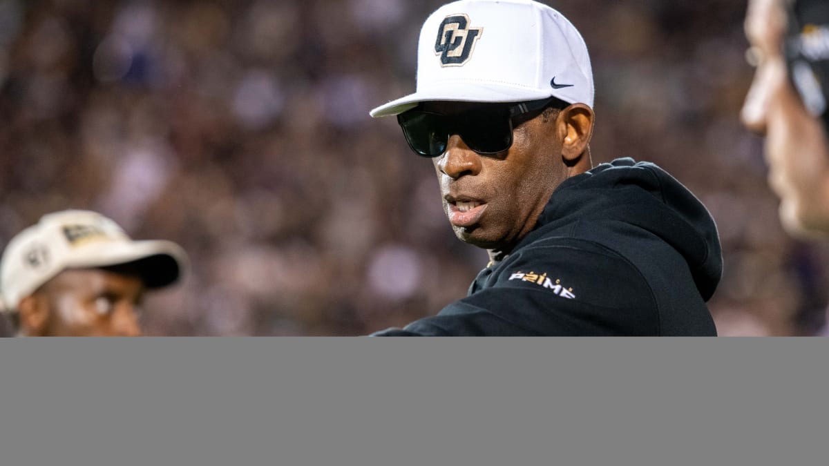 Colorado coach Deion Sanders comes away with new jewelry after