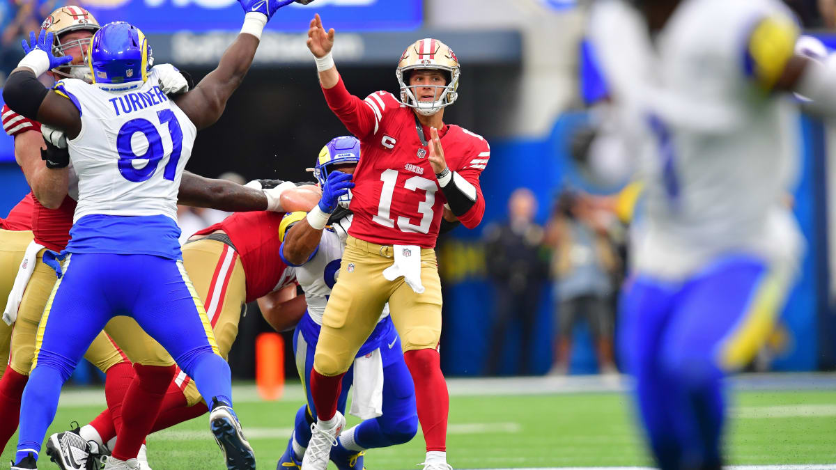 Los Angeles Rams' Matthew Stafford, San Francisco 49ers' Brock Purdy Set To  Make NFL History - Sports Illustrated LA Rams News, Analysis and More