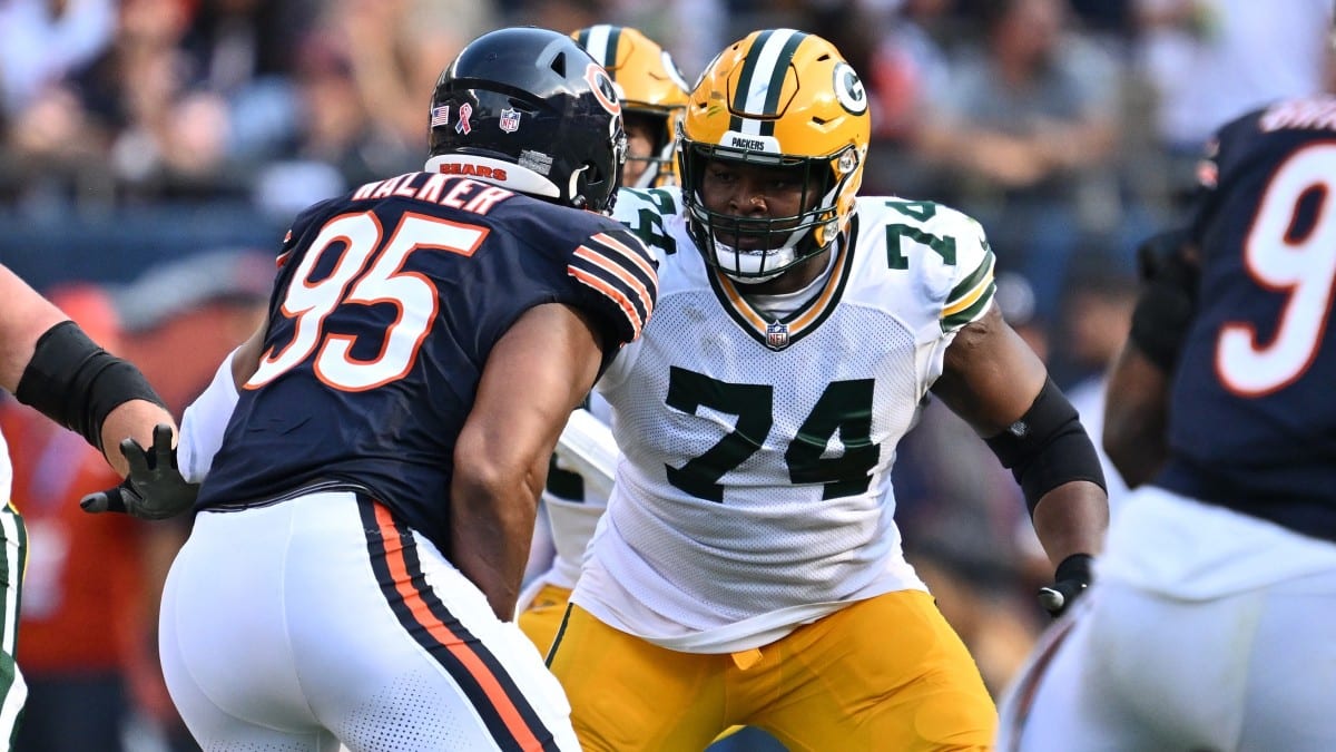 Packers lose LG Elgton Jenkins to knee injury vs. Falcons