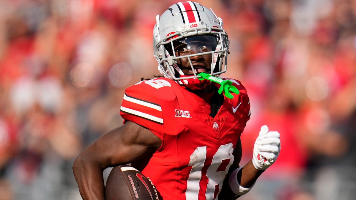 Which former Ohio State wide receiver has the highest ceiling, and