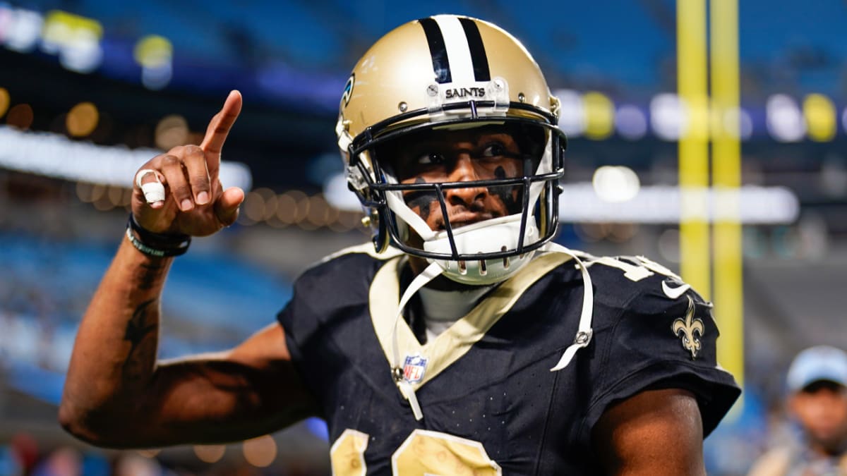 Saints' Michael Thomas, Panthers' Derrick Brown seen getting into