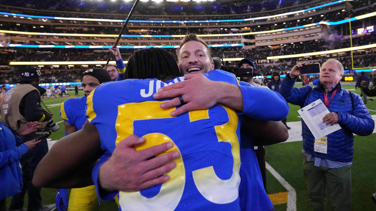 Los Angeles Rams' Sean McVay 'Loves' Ernest Jones as 'Natural Leader' -  Sports Illustrated LA Rams News, Analysis and More