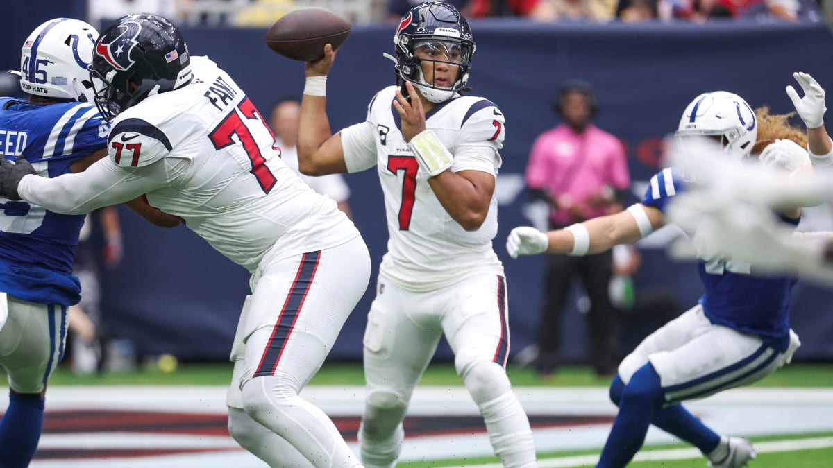 C.J. Stroud Has 'Trust and Faith' In Houston Texans O-Line vs. Pittsburgh  Steelers' T.J. Watt - Sports Illustrated Houston Texans News, Analysis and  More