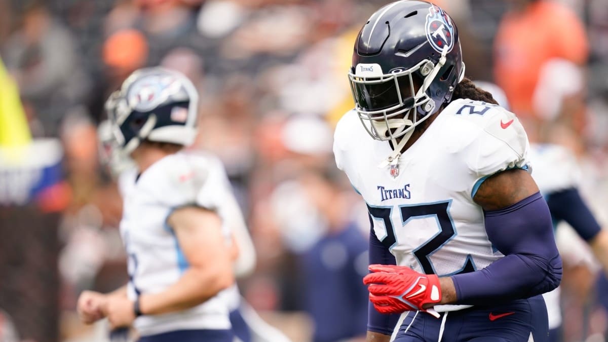 Denver Broncos wide receiver Tyrie Cleveland (16) plays against the Tennessee  Titans during the first half of an NFL football game Sunday, Nov. 13, 2022,  in Nashville, Tenn. (AP Photo/Mark Zaleski Stock