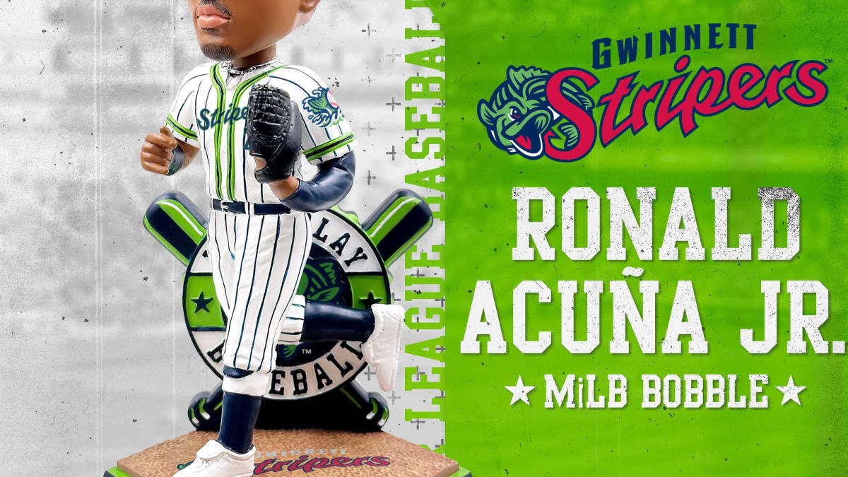 From the Minors to the Majors: Celebrate Ronald Acuña Jr.'s Journey with  the Gwinnett Stripers Bobblehead from FOCO! - Sports Illustrated Atlanta  Braves News, Analysis and More