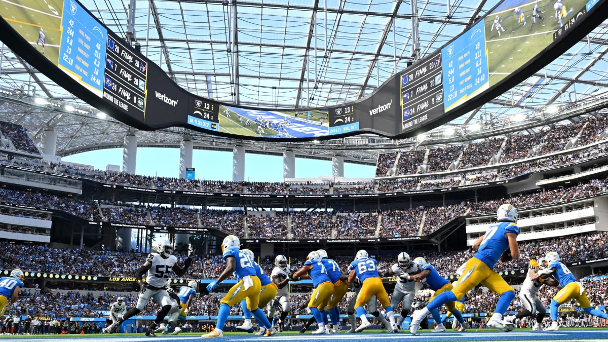 Chargers vs. Raiders in Inglewood at SoFi Stadium