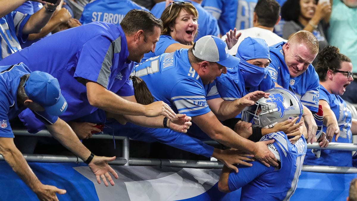 Lions fans showed up to Lambeau in full force 