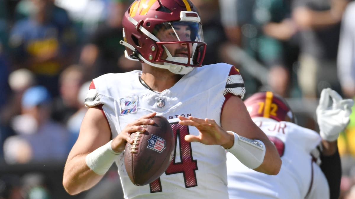 Washington Commanders QB Sam Howell Silences Critics vs. Philadelphia  Eagles - Sports Illustrated Washington Football News, Analysis and More