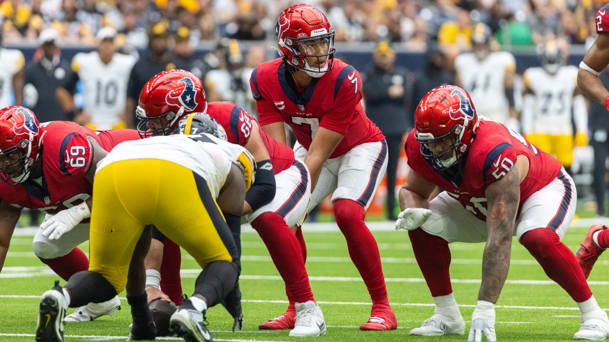 C.J. Stroud Has 'Trust and Faith' In Houston Texans O-Line vs. Pittsburgh  Steelers' T.J. Watt - Sports Illustrated Houston Texans News, Analysis and  More