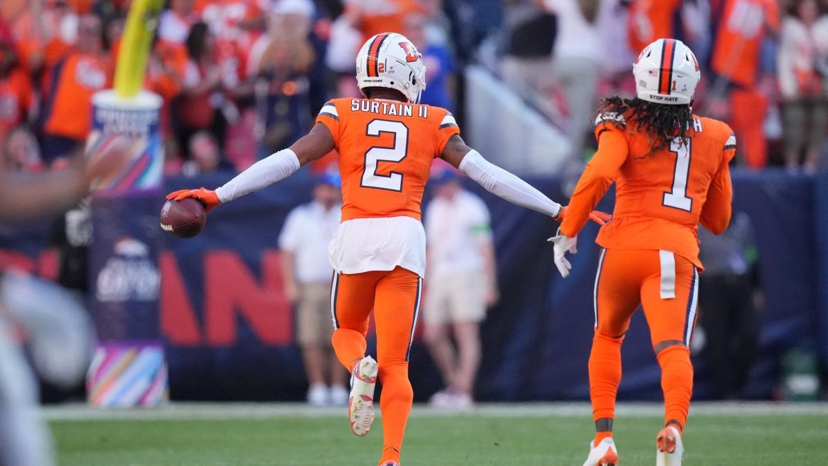 WATCH: Broncos' Pat Surtain II intercepts Chiefs quarterback