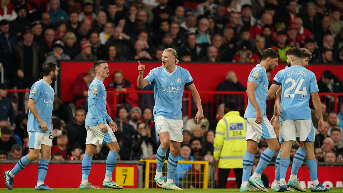 Haaland scores twice as Man City dominates Man United with 3-0 win