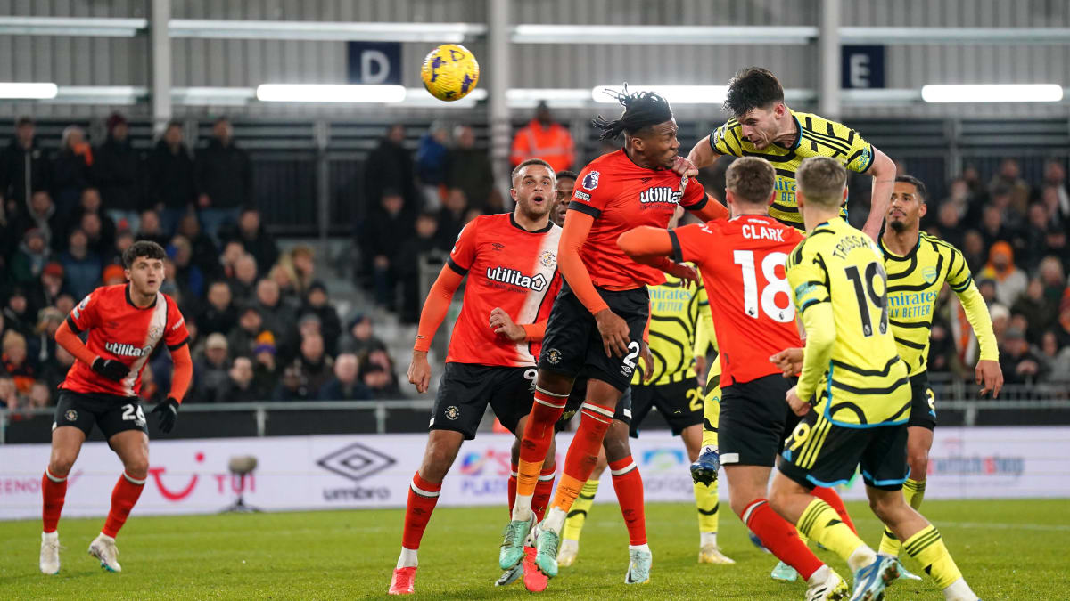 Luton Town vs Arsenal highlights: Late Declan Rice winner keeps Gunners top  of the table 