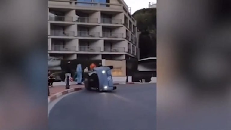 Citroen Ami Flips In Monaco Grand Prix Hairpin Disaster