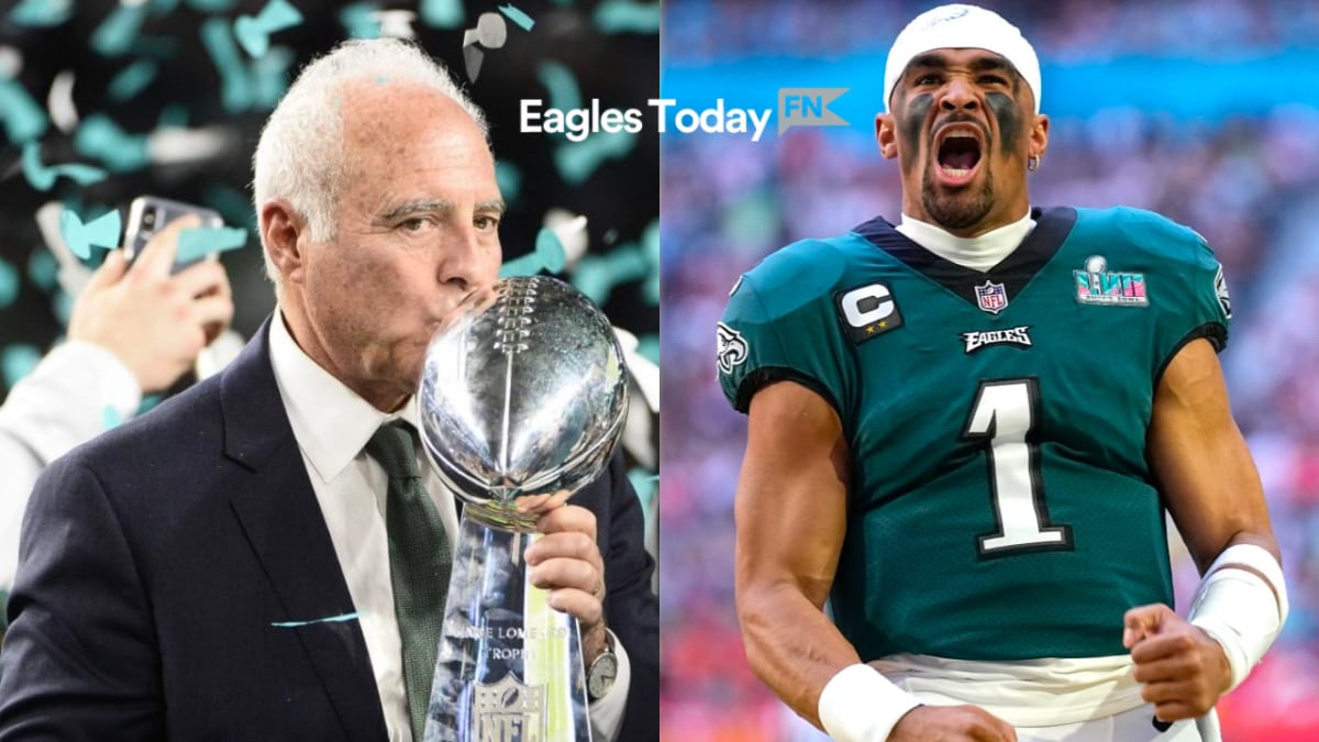 Jeffrey Lurie affirms the Eagles' commitment to Jalen Hurts: 'We'll be  working with Jalen for a long time'