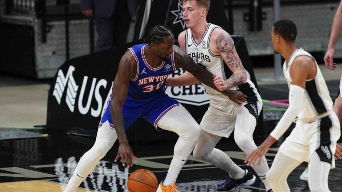 Knicks 111, Spurs 96: Scenes from some tidy dominance from RJ Barrett -  Posting and Toasting