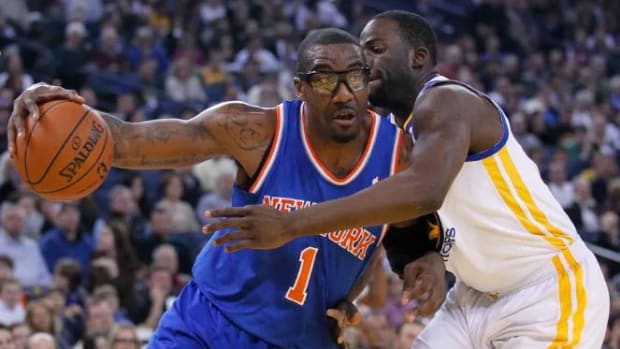 Stoudemire with the Knicks in 2015