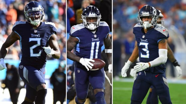 Tennessee Titans' NFL trio Derrick Henry, A.J. Brown, Julio Jones rank