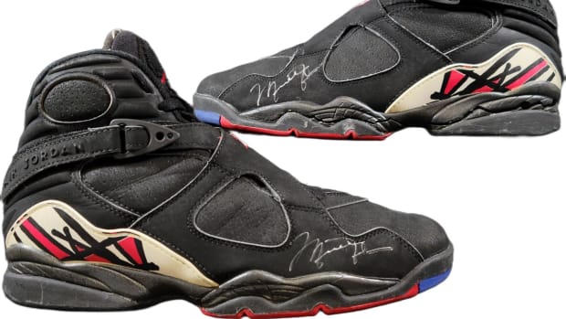 A pair of Michael Jordan's sneakers are up for auction and may
