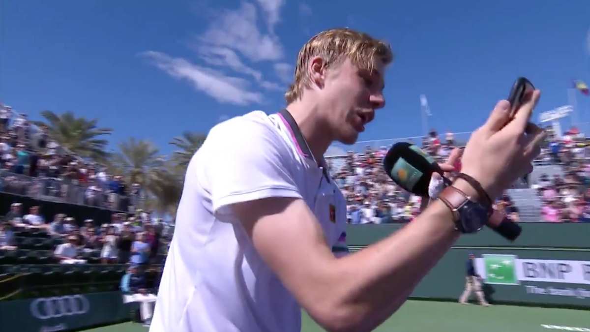 Denis Shapovalov raps after Marin Cilic win at Indian Wells (video) -  Sports Illustrated