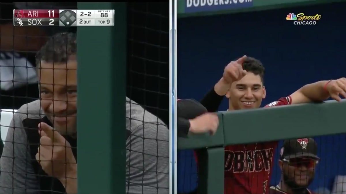 D-backs' Alek Thomas homers vs. dad's White Sox, setting up perfect  split-screen moment