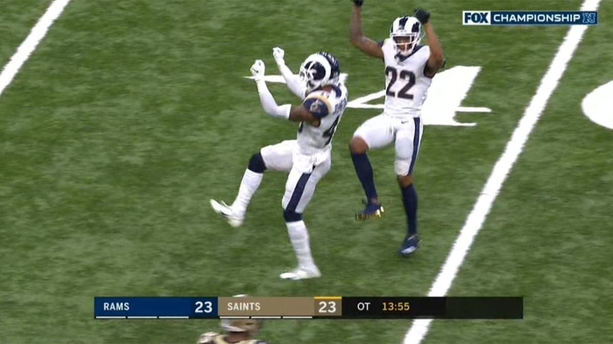 Rams do Choppa Style dance after NFC Championship win vs. Saints