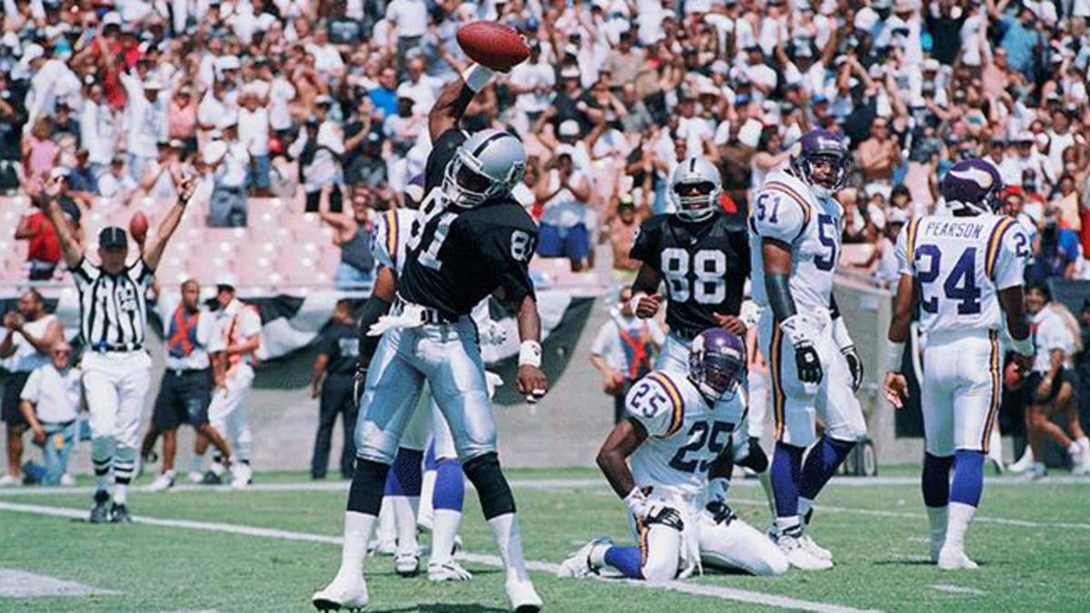 Oakland Coliseum memory includes Tim Brown setting an NFL record