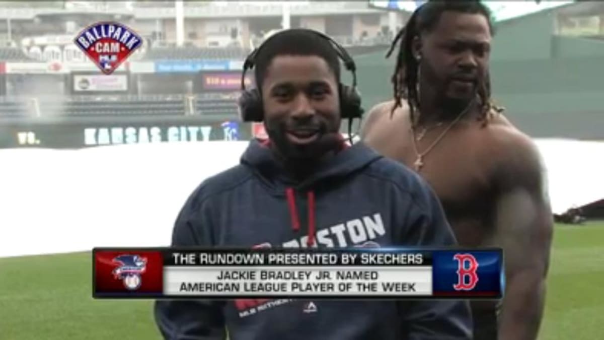 Boston Red Sox: Hanley videobombs Jackie Bradley Jr. - Sports Illustrated