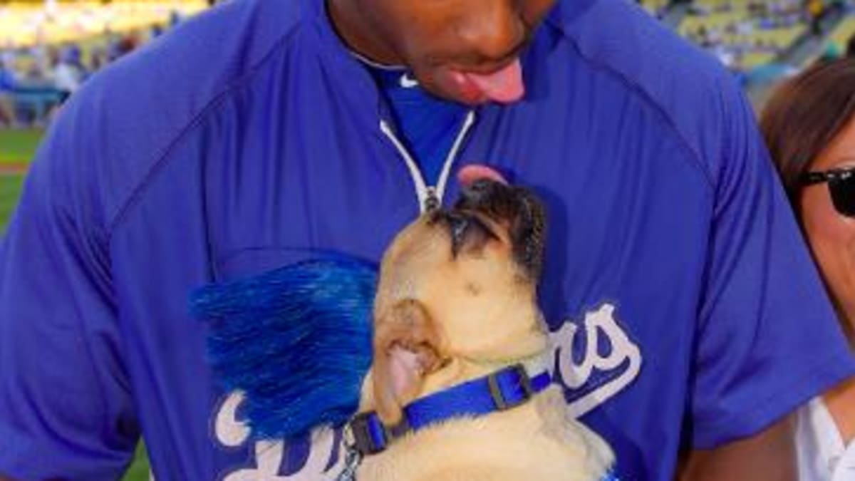 Yasiel Puig Signed Dodgers 12x18 Photo (PSA)