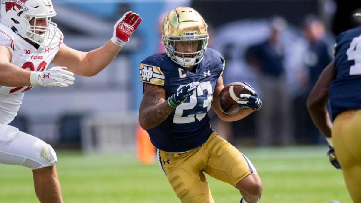 Waiting ends for Kyren Williams in fifth round as Rams select the Irish RB  - InsideNDSports