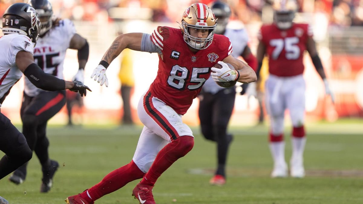 OurSF49ers on X: #49ers George Kittle (groin) and Charvarius Ward (heel)  are officially listed as questionable for the Steelers game, per Kyle  Shanahan Every other player has been cleared to play.   /