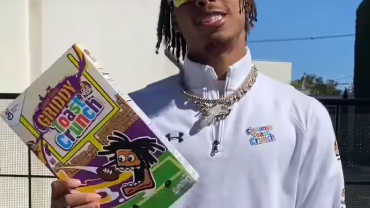 Justin Jefferson's $50 'Griddy' Toast Crunch sells out in less than 90  minutes - Sports Illustrated Minnesota Sports, News, Analysis, and More