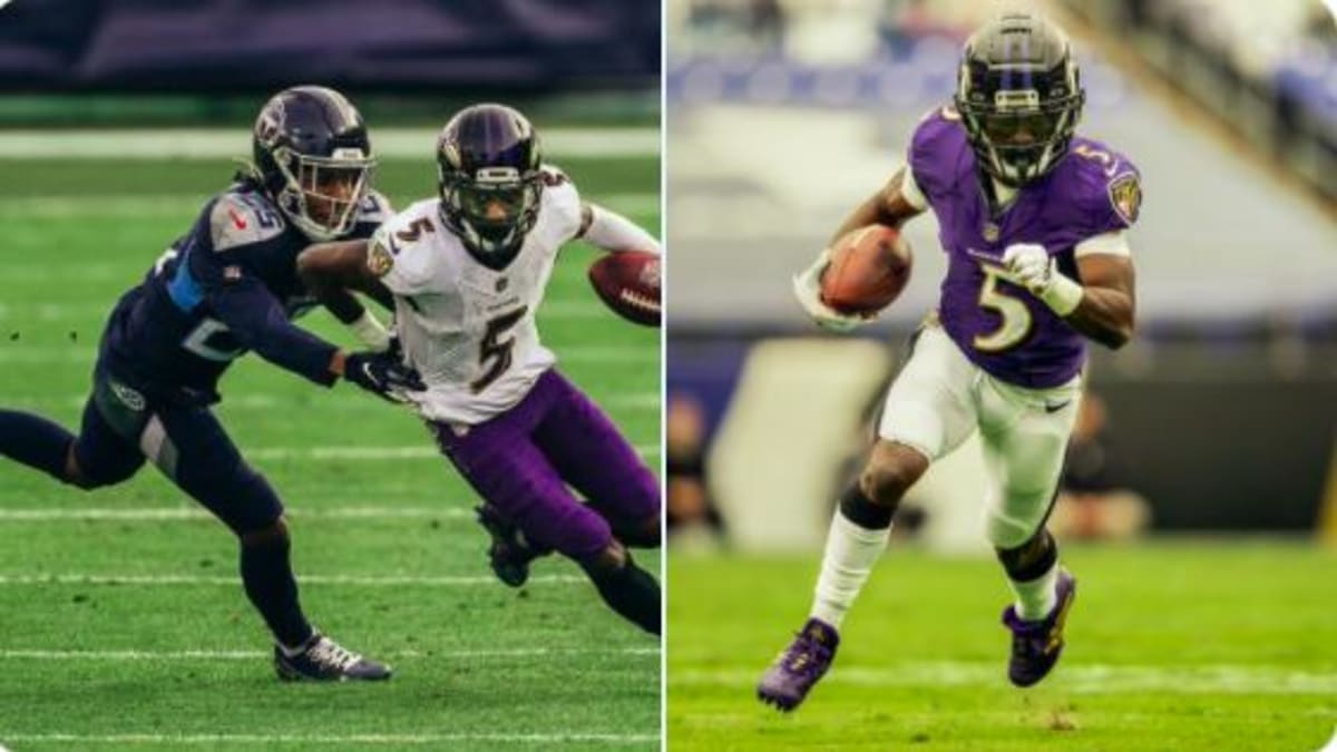 Joe Flacco comments on Marquise Brown wearing No. 5 in Baltimore