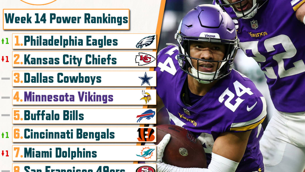 Week 9 NFL Power Rankings: 6-1 Minnesota Vikings Hold Steady in