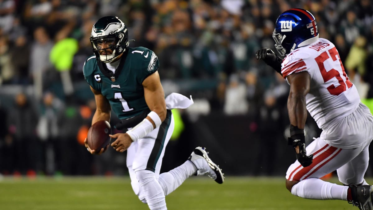 Eagles rout Giants to secure spot in NFC championship game - Los Angeles  Times