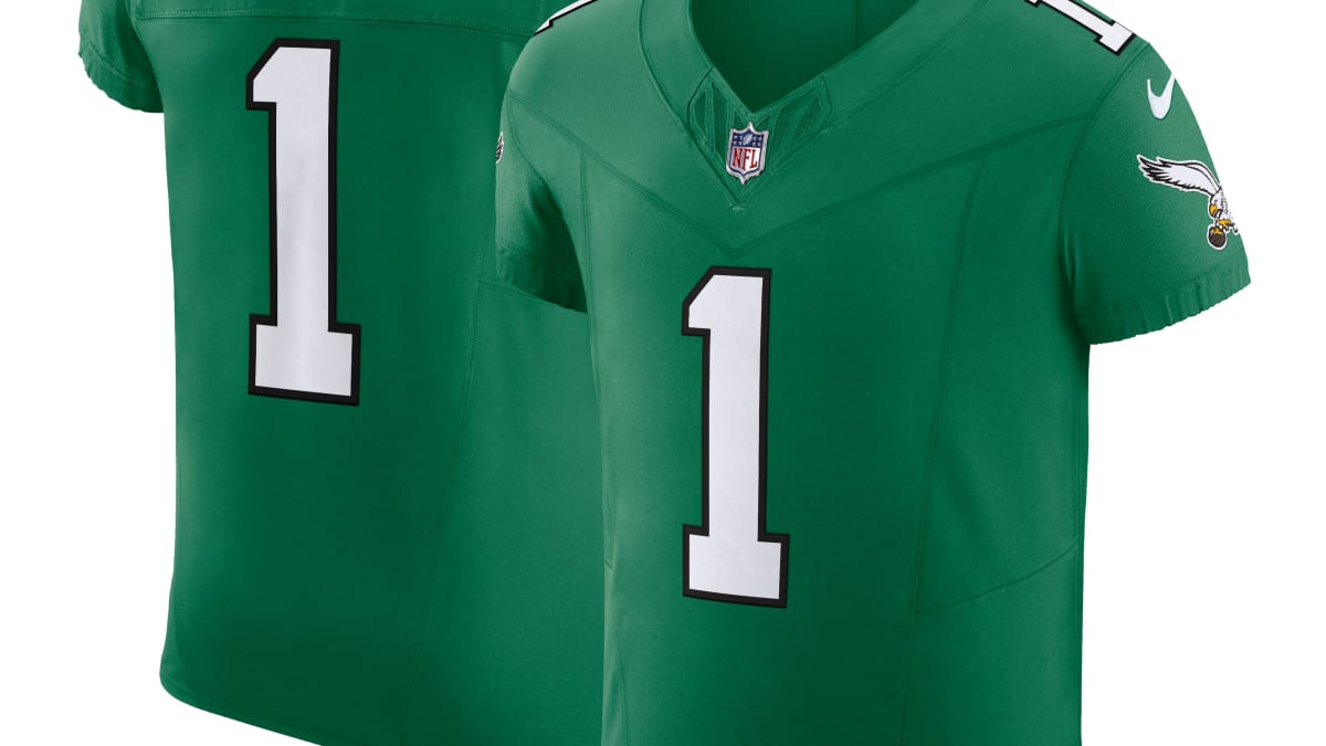 Kelly Green “authentic”/elite jerseys will be available from Nike